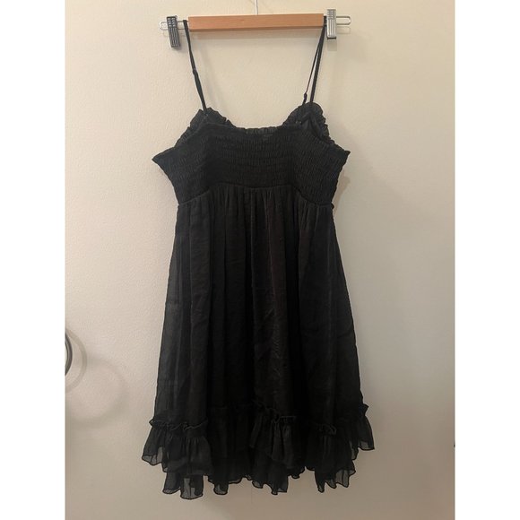 Vintage “Dark Greek Goddess” with black spaghetti strap, size small - Picture 6 of 6